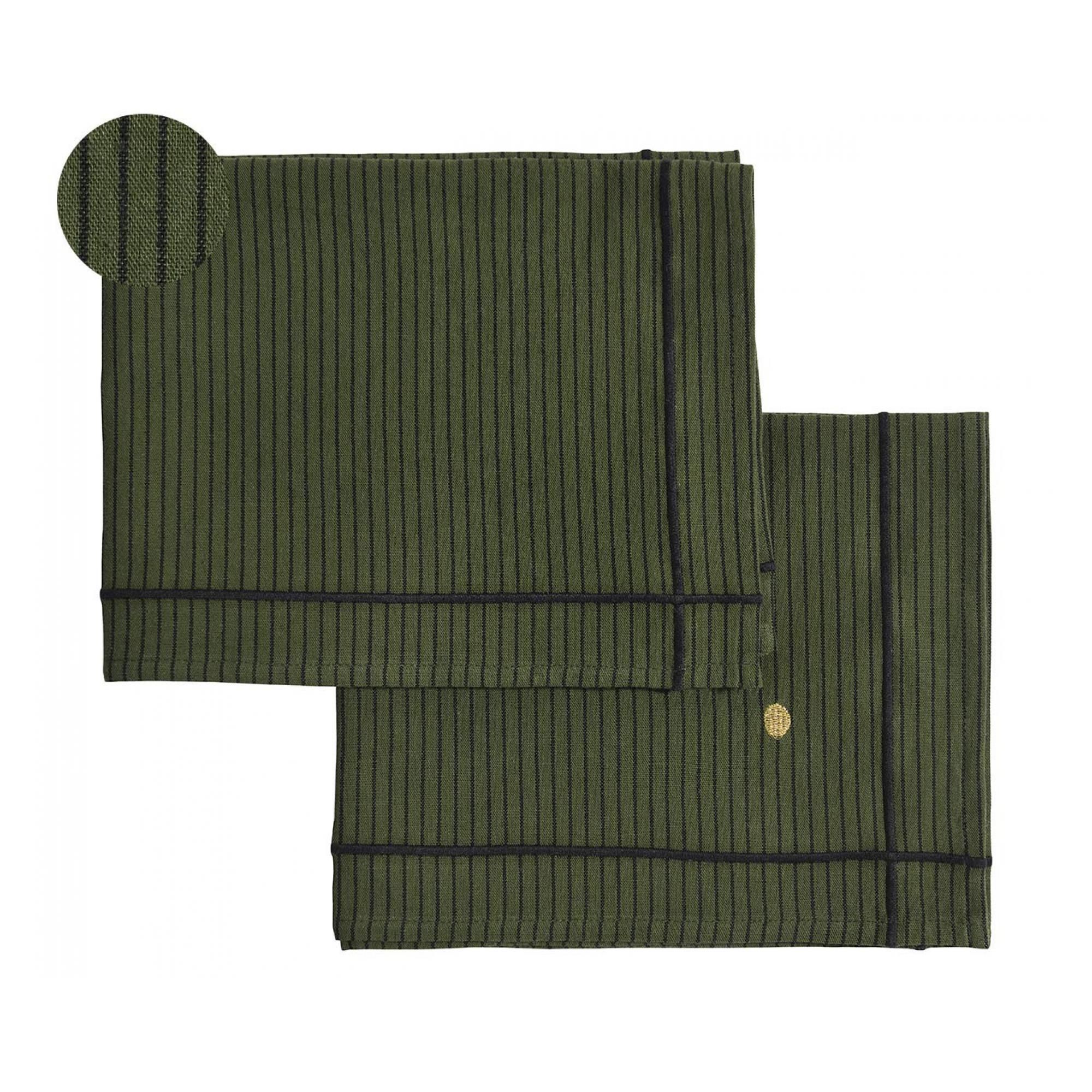 Lot de 2 sets de table Léonie Mousse 40 x 50