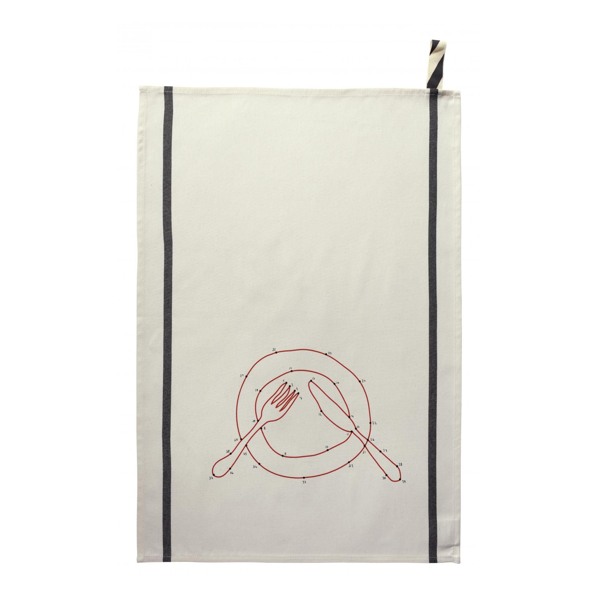 Torchon Phil Dinette Ecru 70 x 50