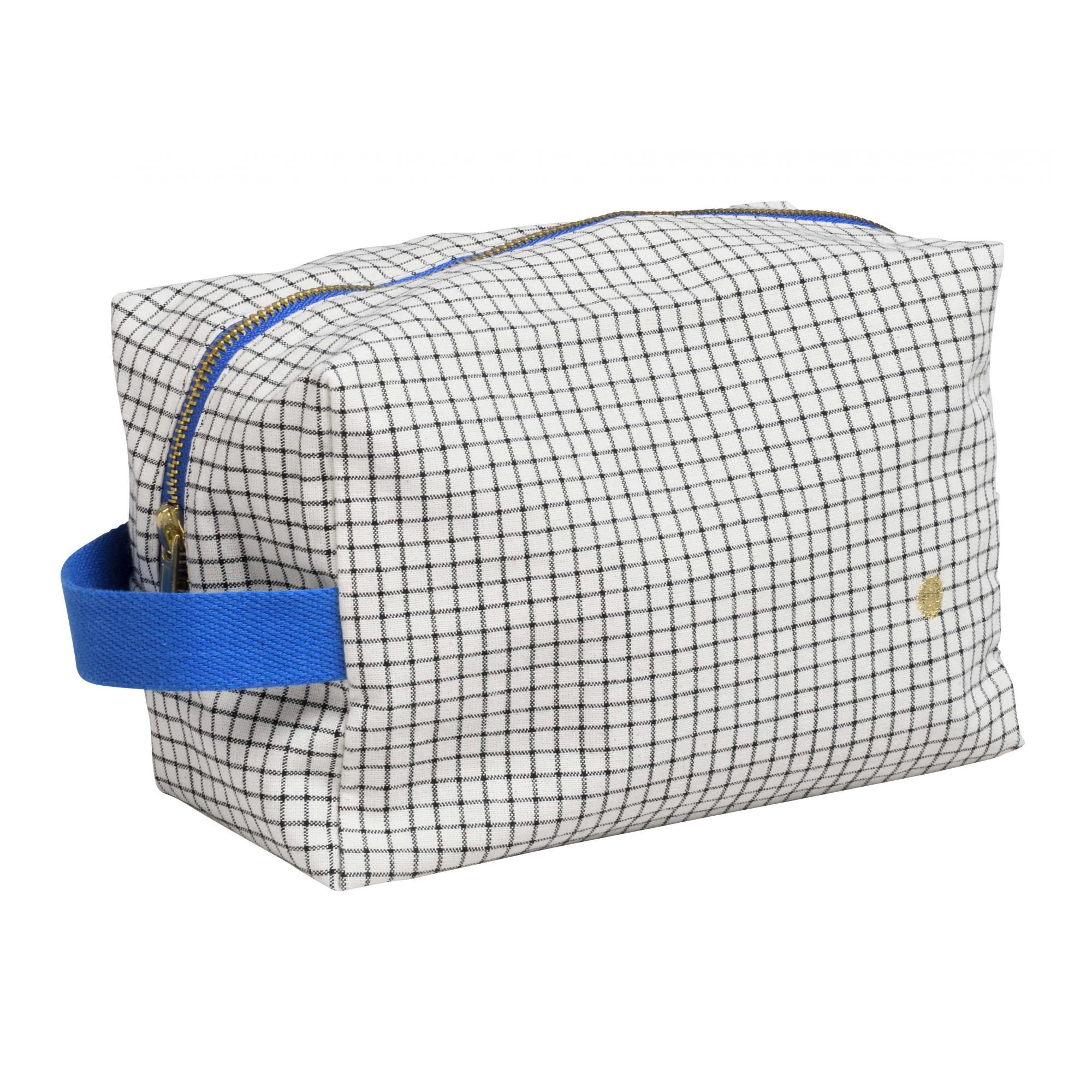 Trousse cube Stylo Bleu 14 x 22 x 11