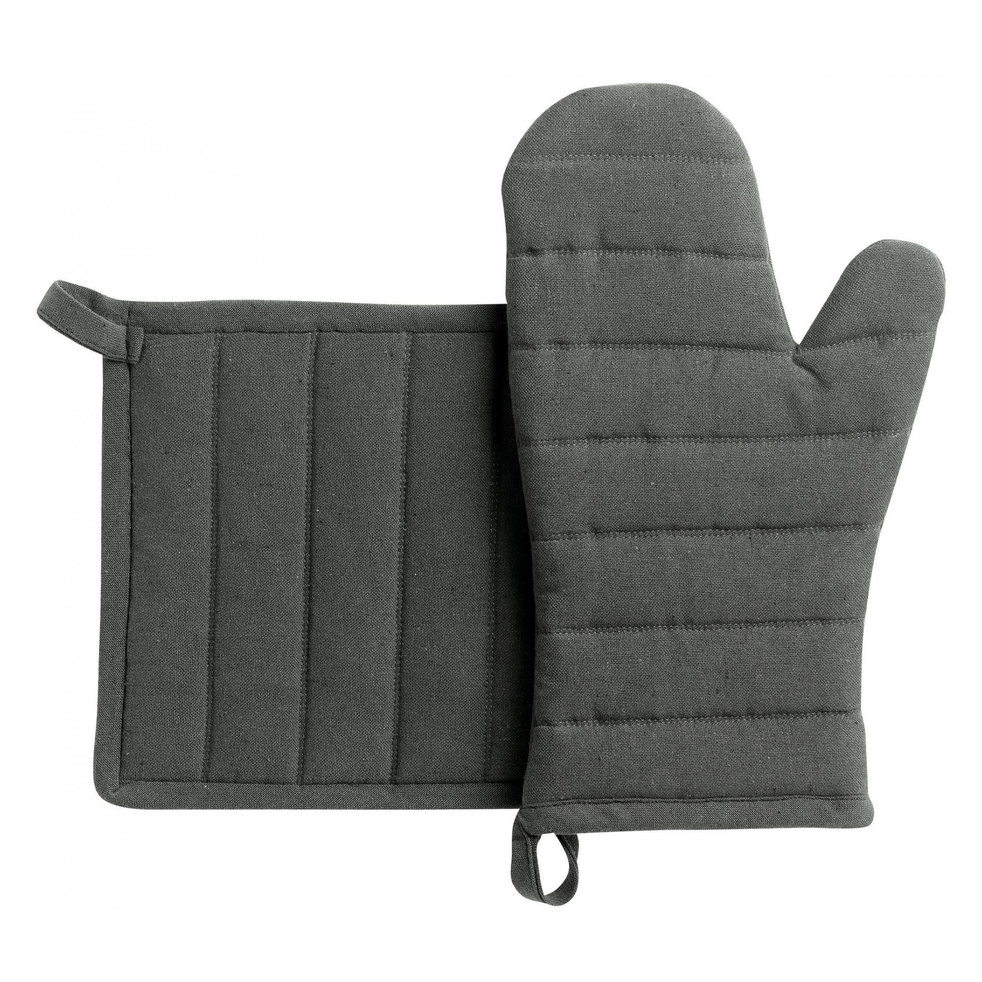 Lot gant/manique recyclé Jona Ombre 15 x 30