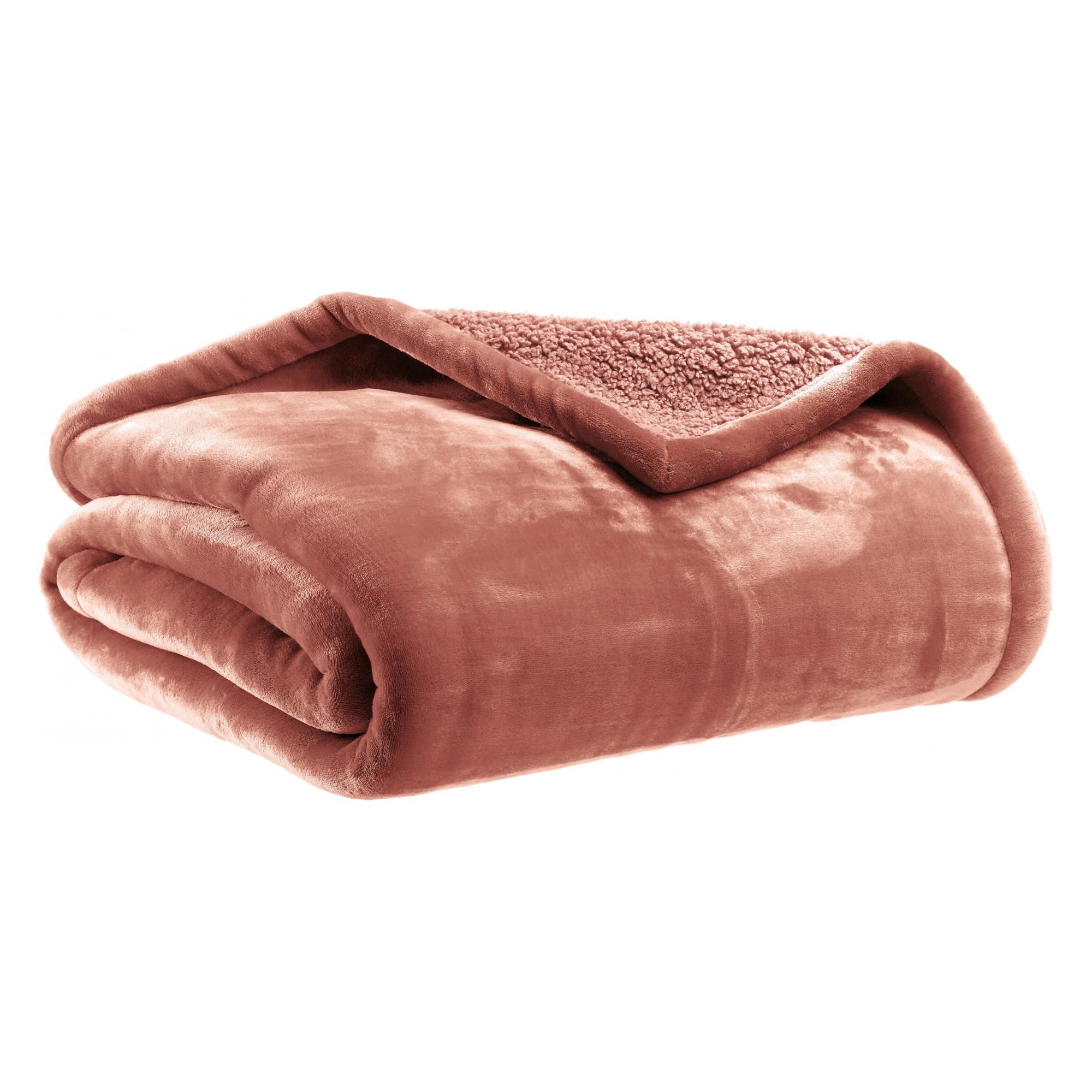 Plaid Michka Terracotta 130 x 160