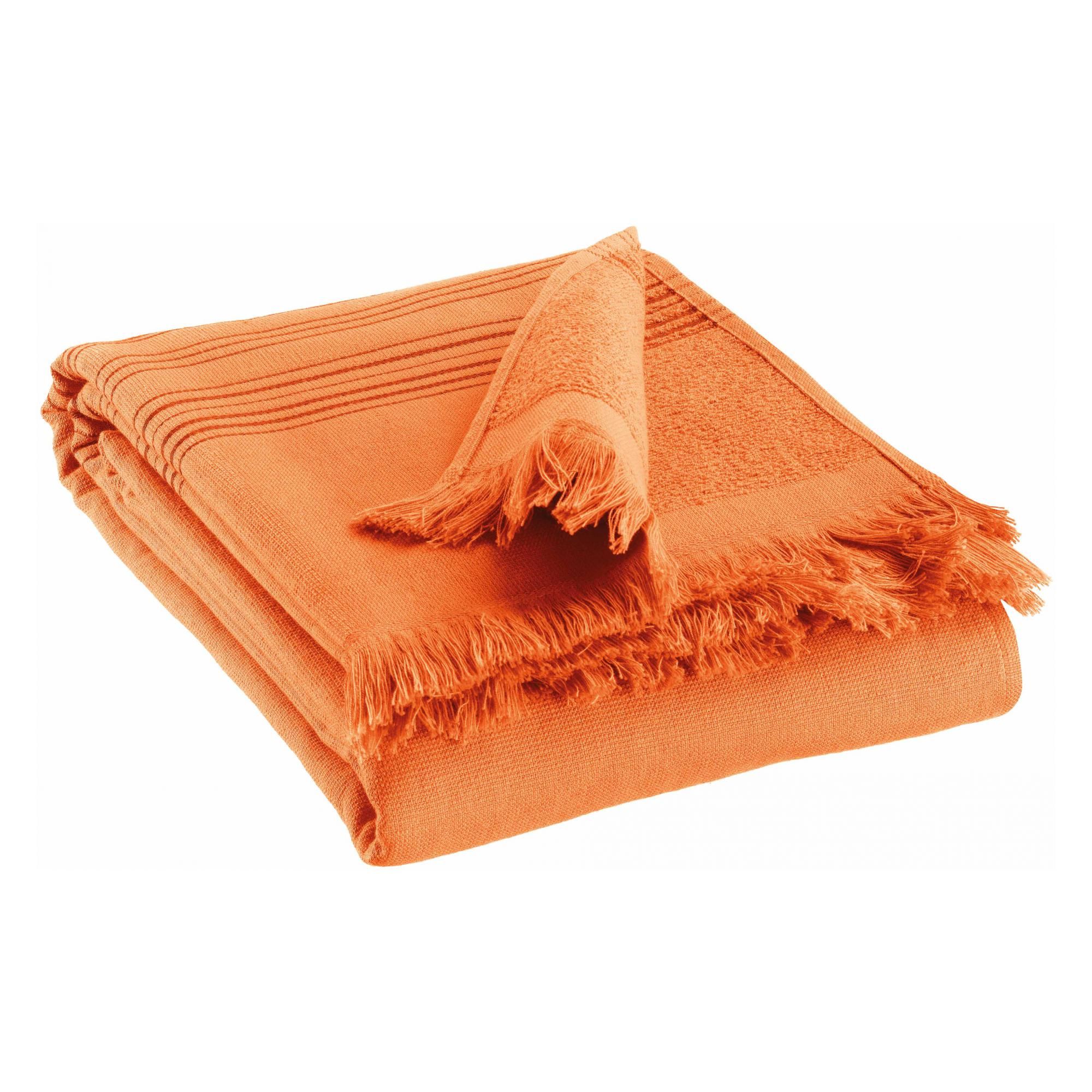 Drap hammam Cancun Citrouille 90 x 180