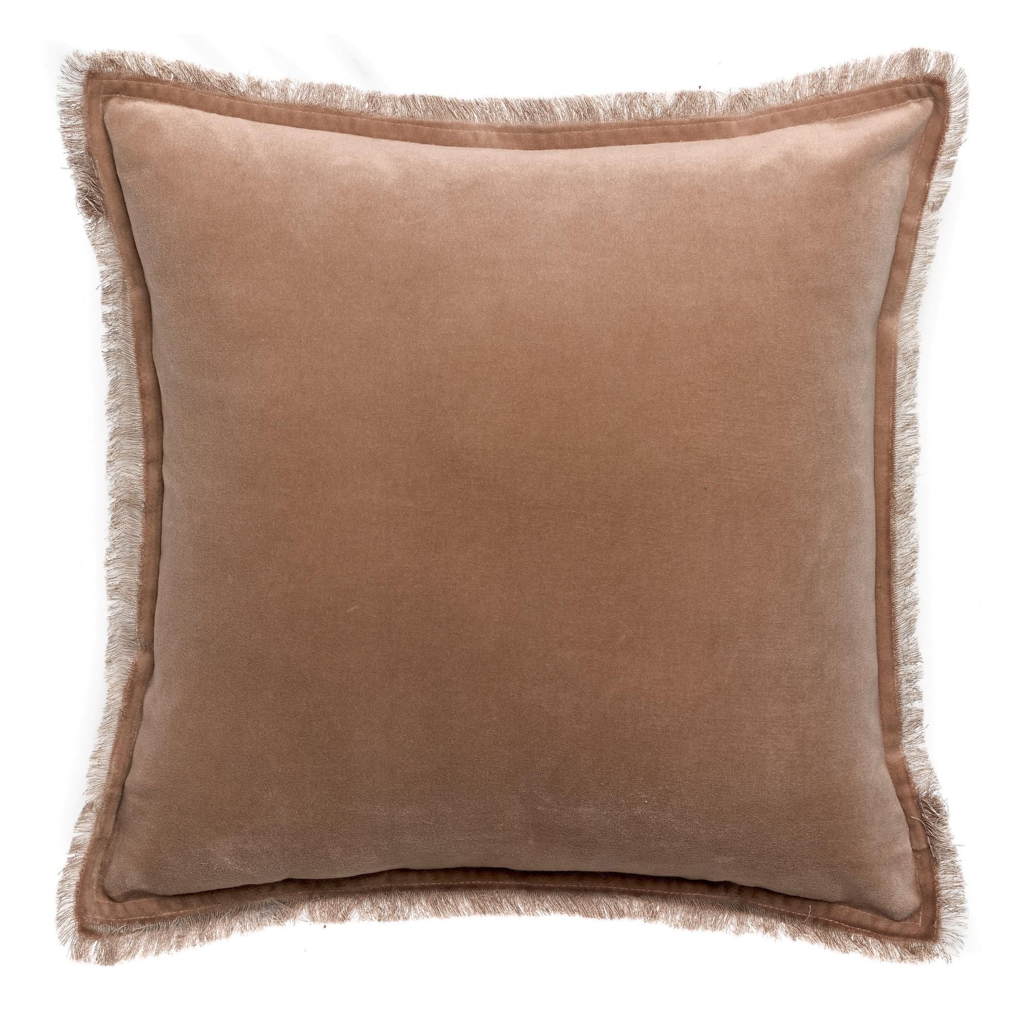 Coussin uni Fara Sésame 45 x 45