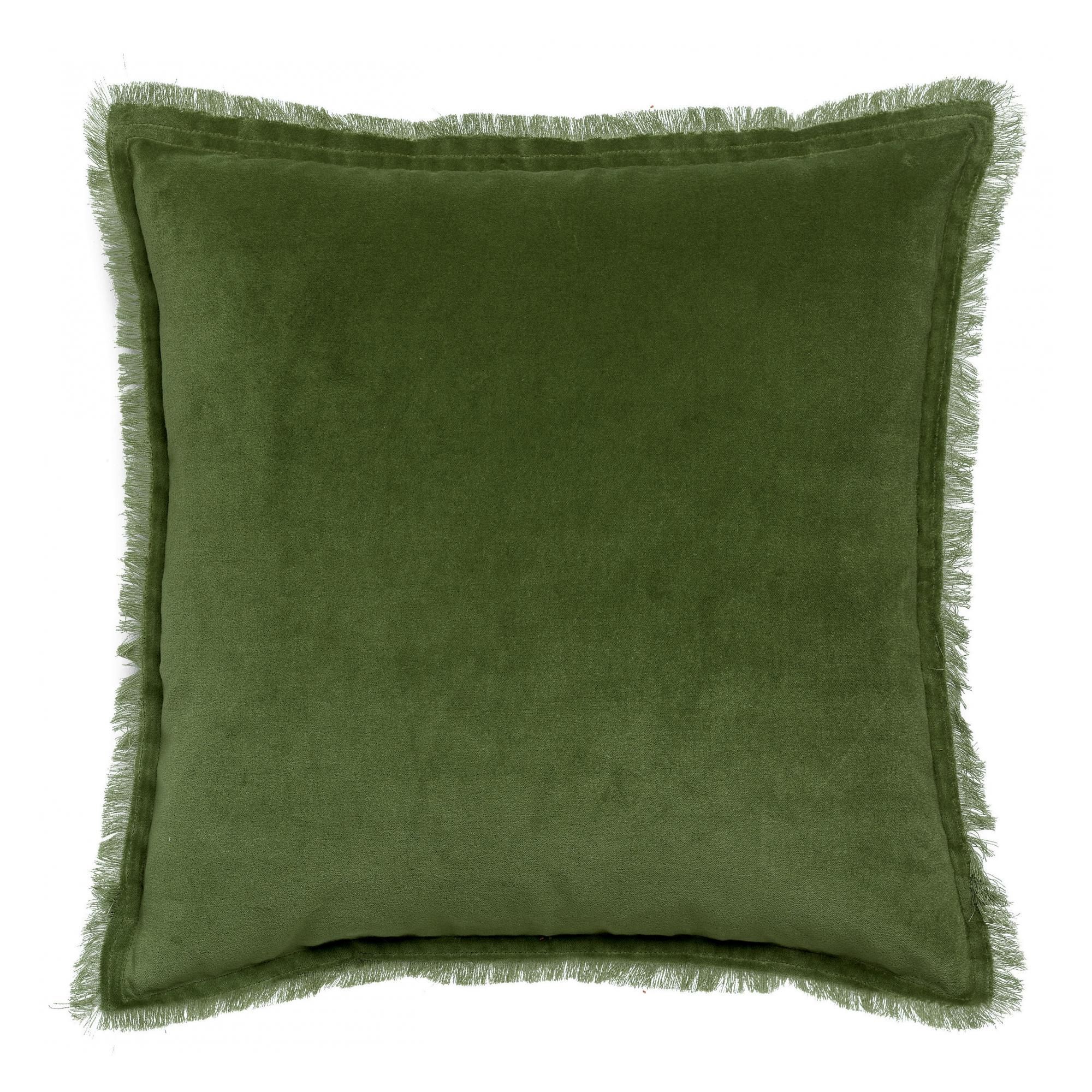 Coussin uni Fara Eucalyptus 45 x 45