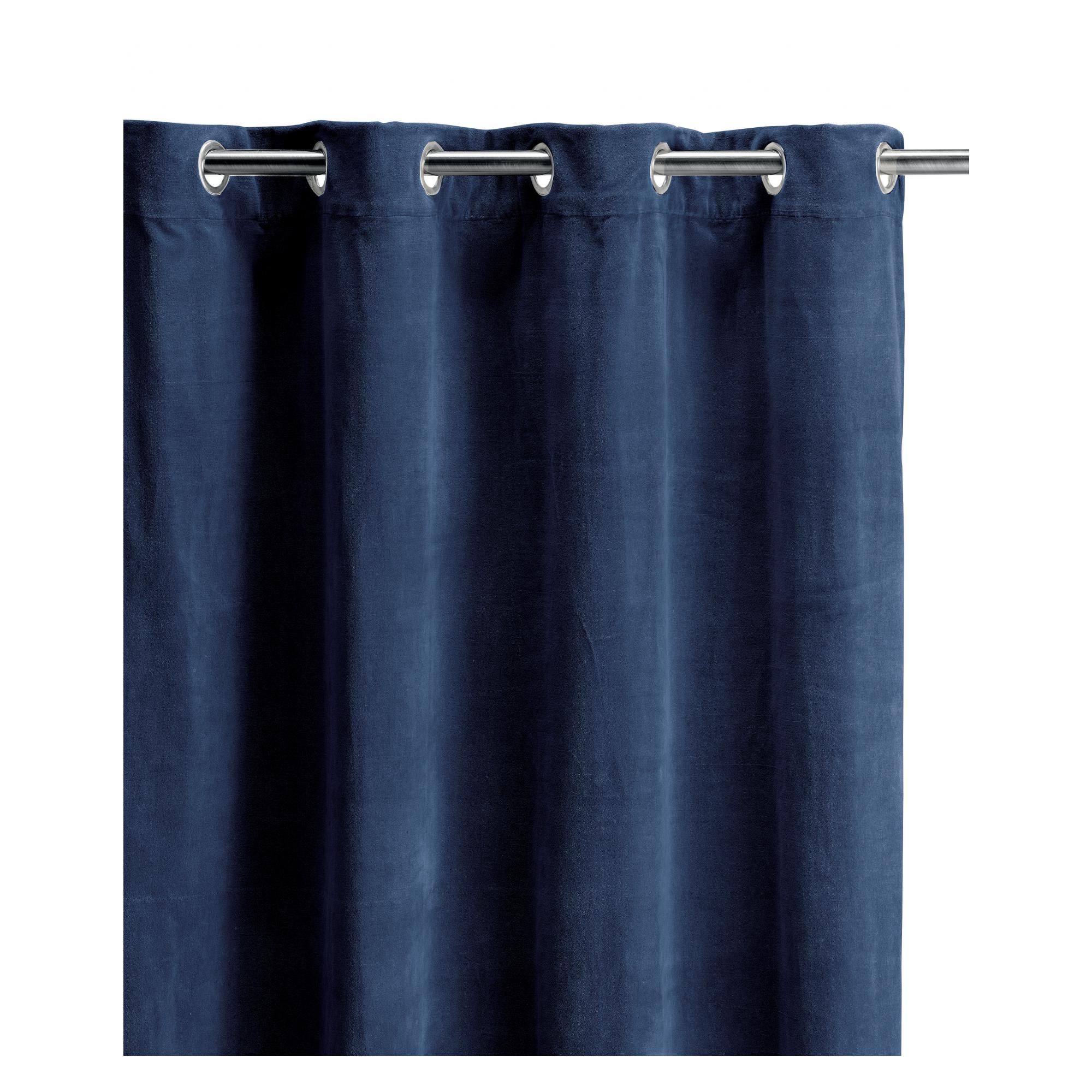 Rideau uni Elise Cobalt 140 x 280