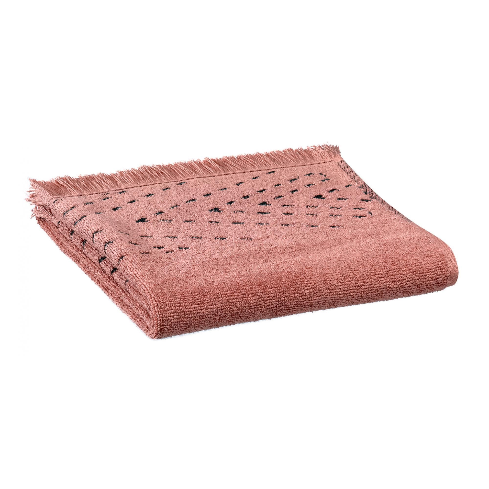 Serviette de toilette Julia Blush 50 x 100
