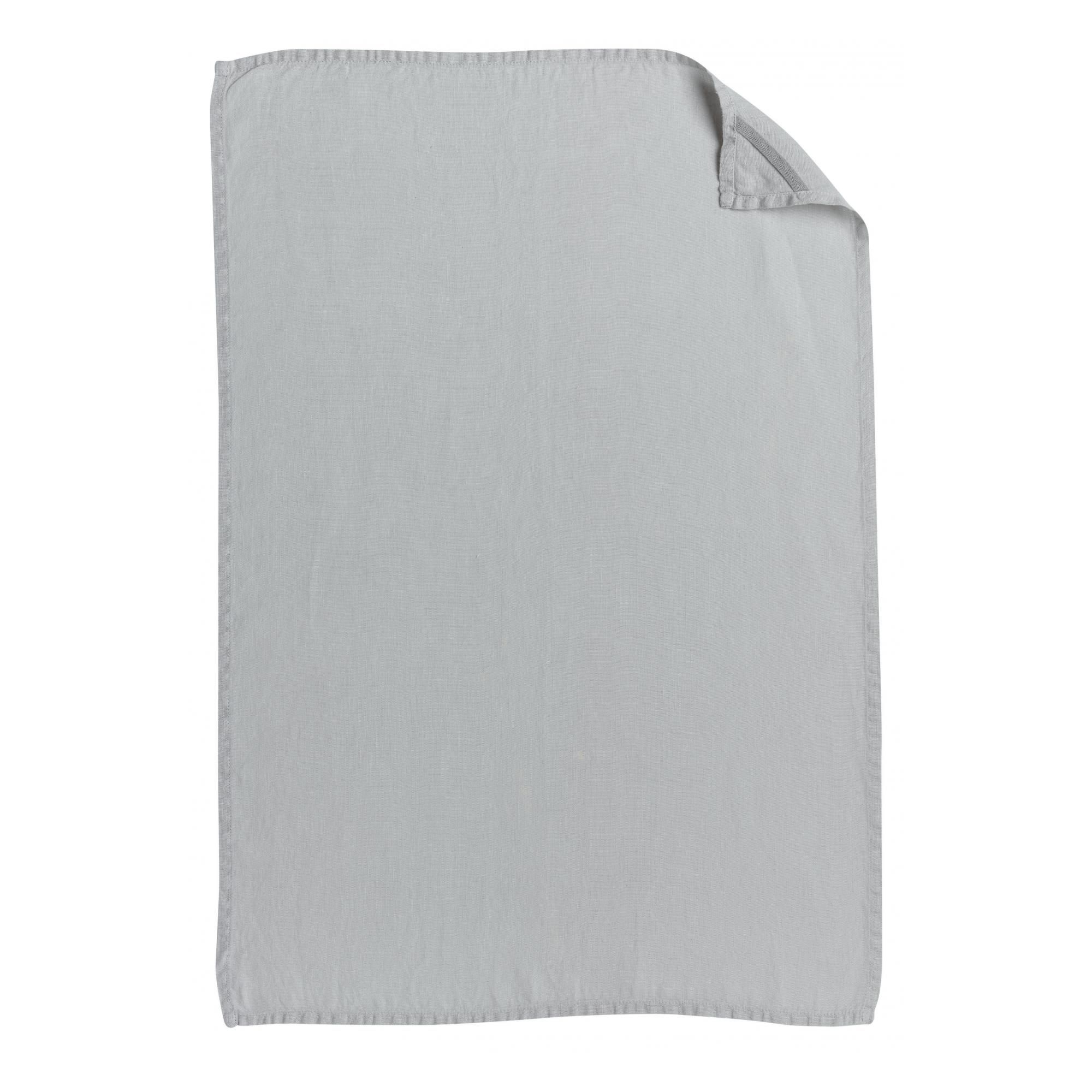 Torchon chanvre Ciara Perle 50 x 70