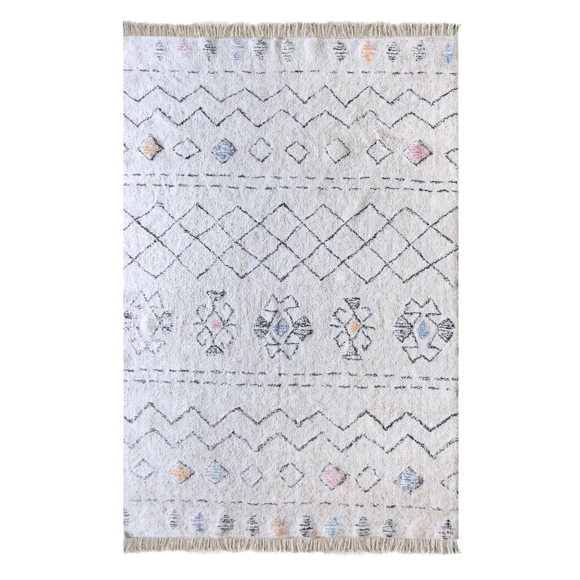 Tapis Seabert Ivoire/Multi 120 X 180