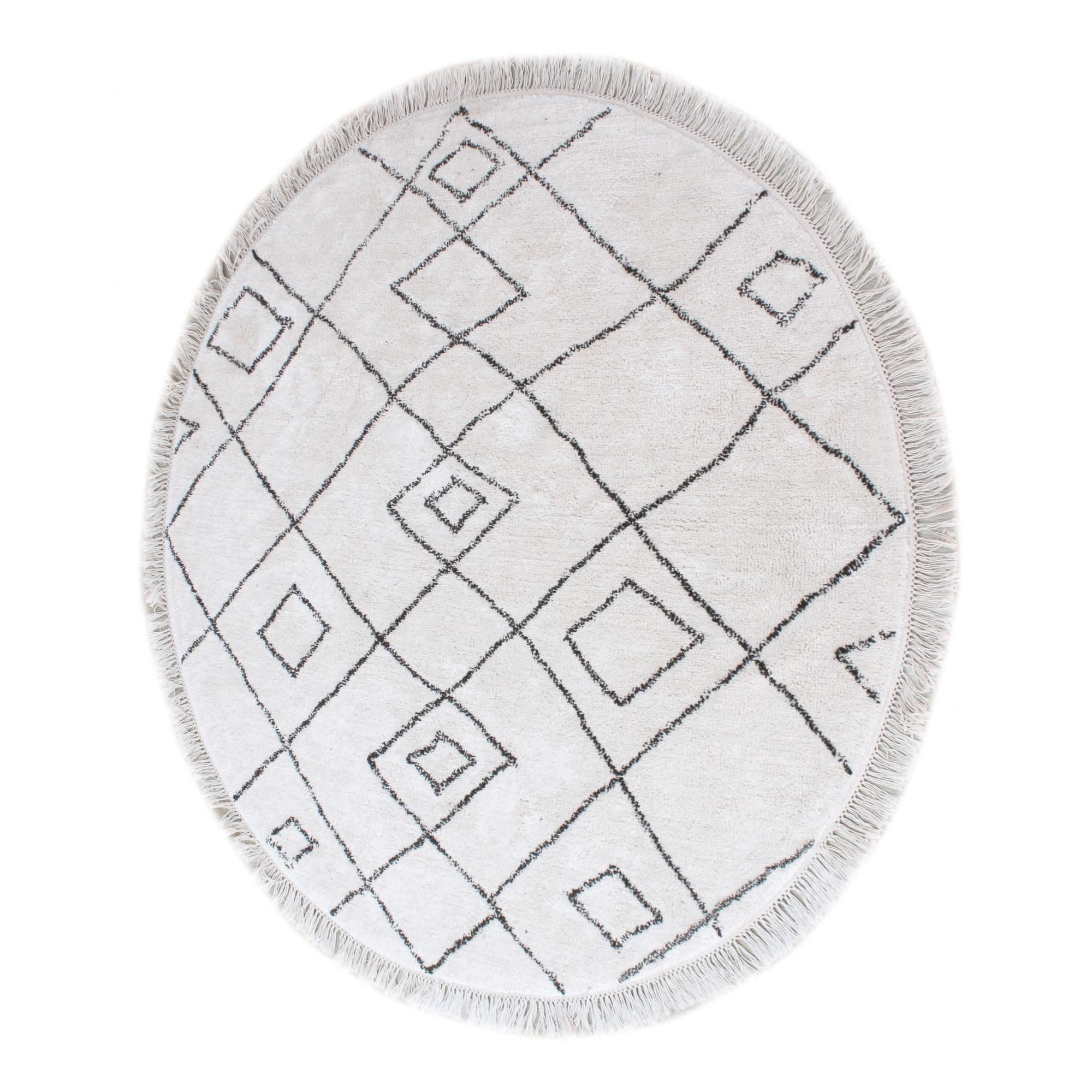 Tapis Ervin Ivoire/taupe Diamètre 160