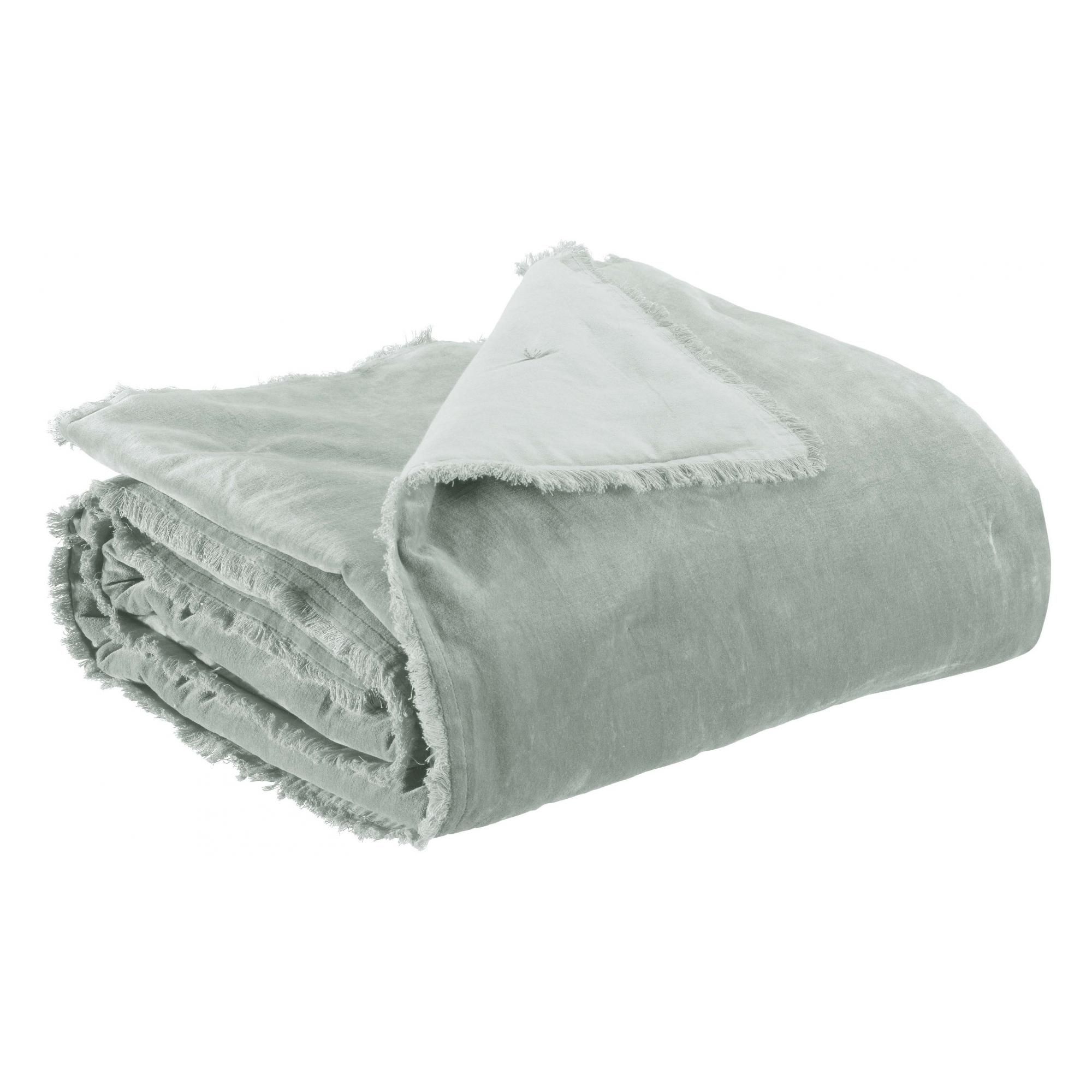 Jeté uni Fara Titane 260 x 260