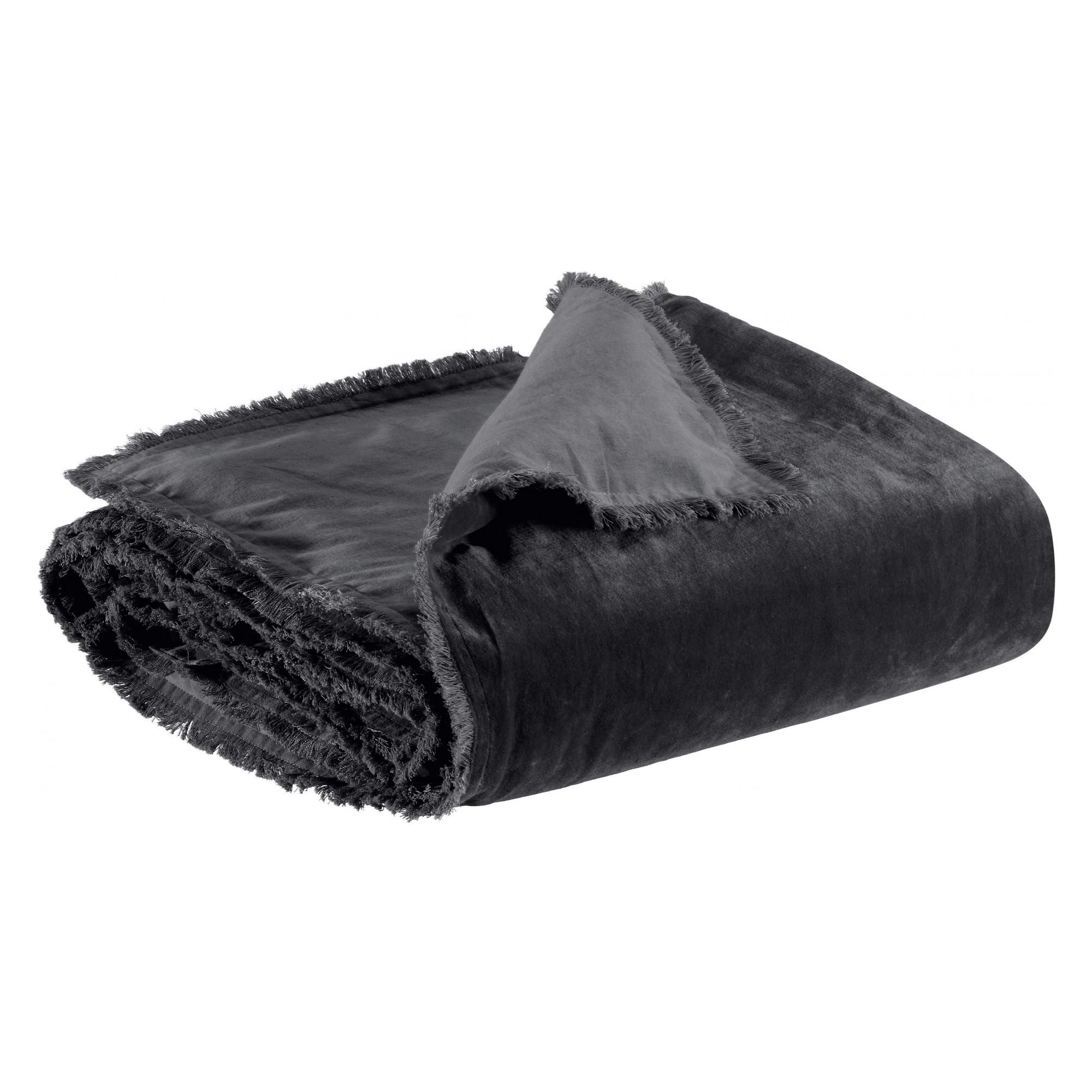 Edredon uni Fara Caviar 85 x 200