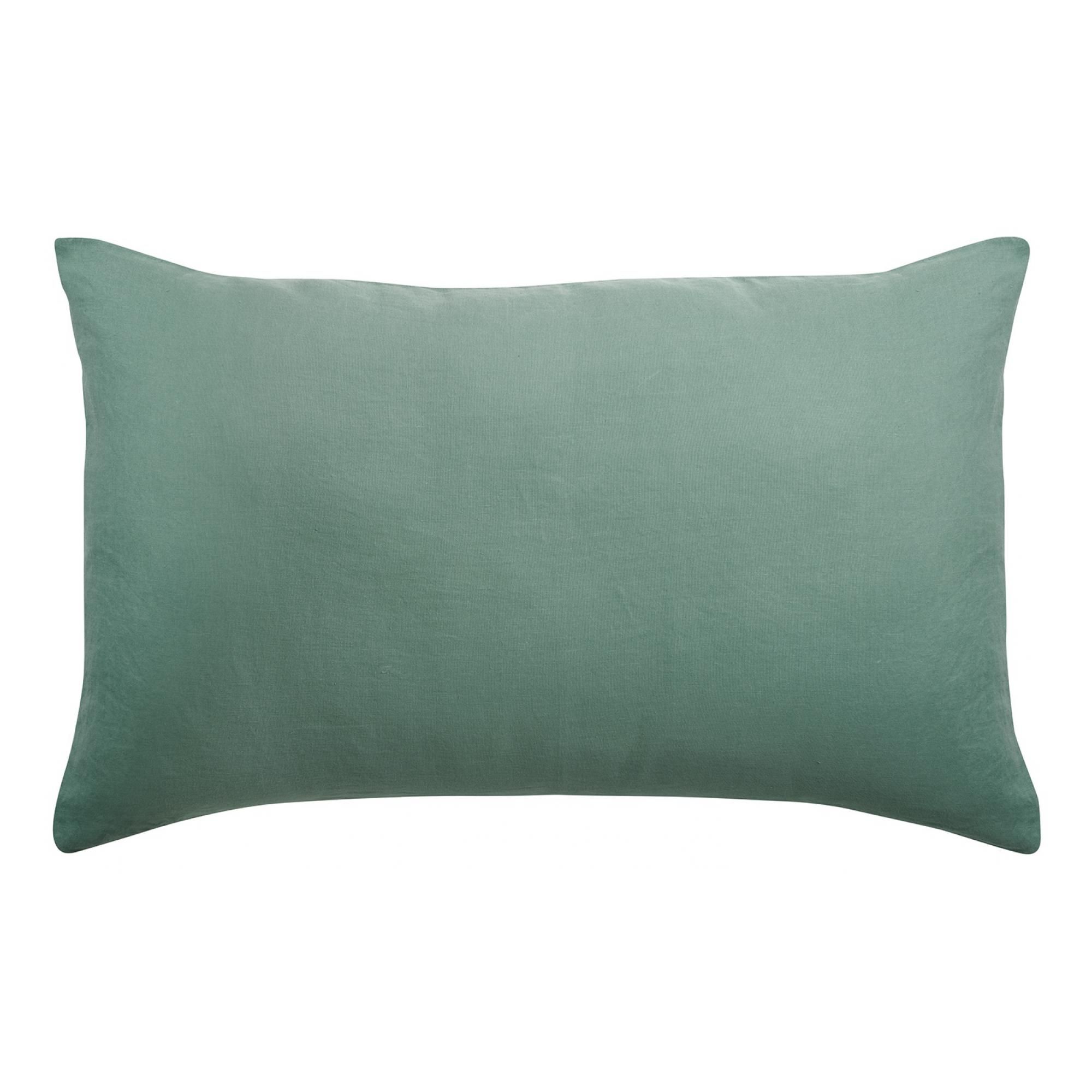 Taie d'oreiller Kala Sauge 50 x 75