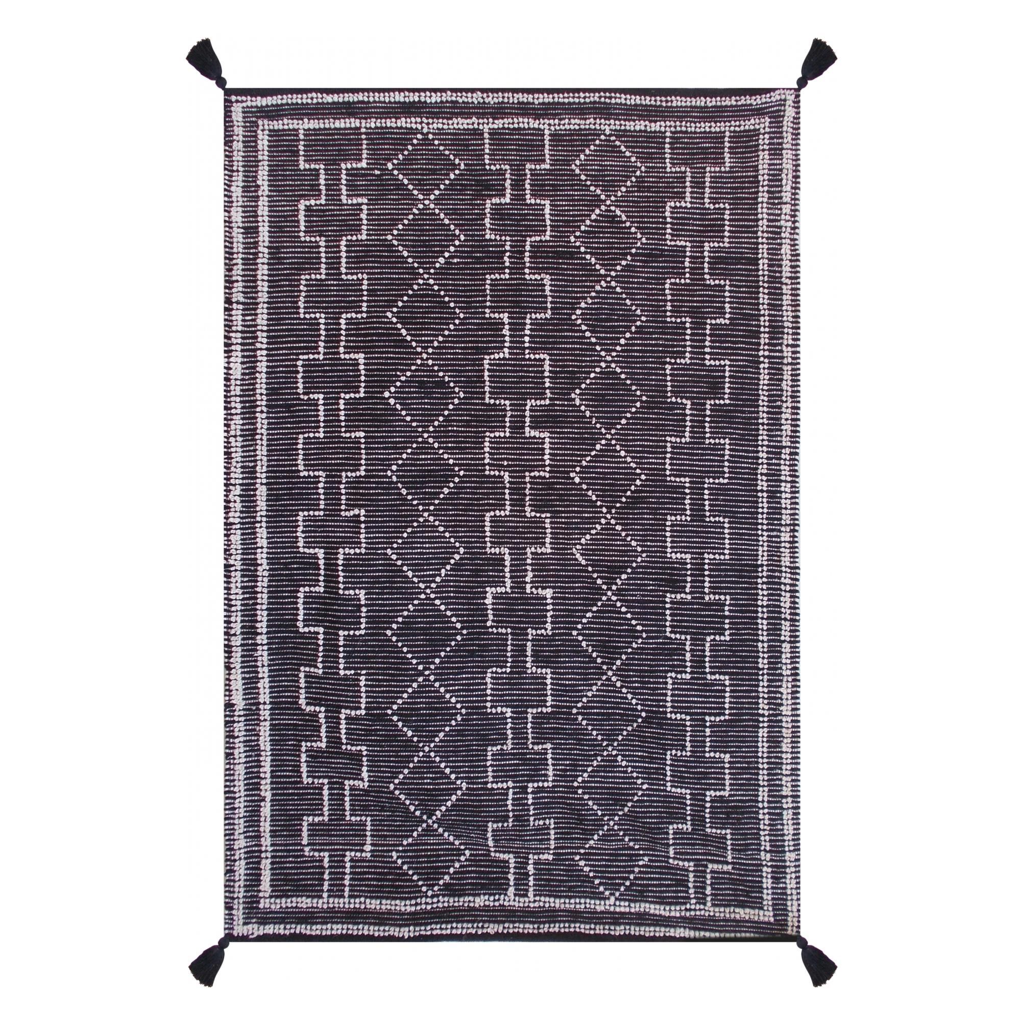 Tapis Gimie Charbon/ivoire 160 x 230