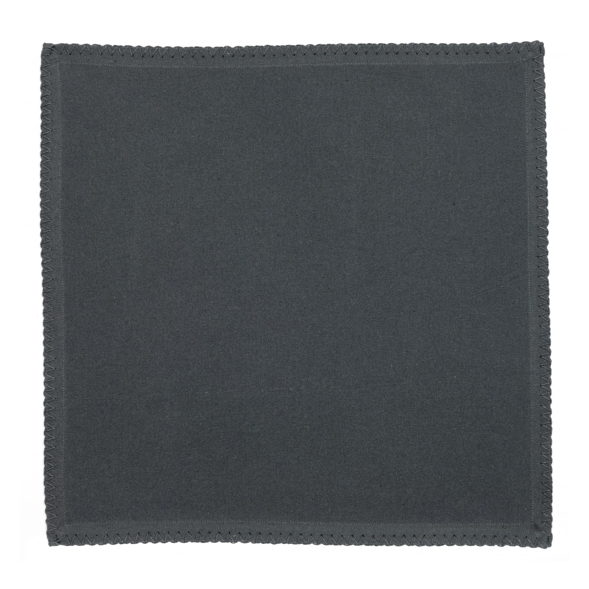 Lot de 2 serviettes de table recyclées Delia Ombre 41 x 41
