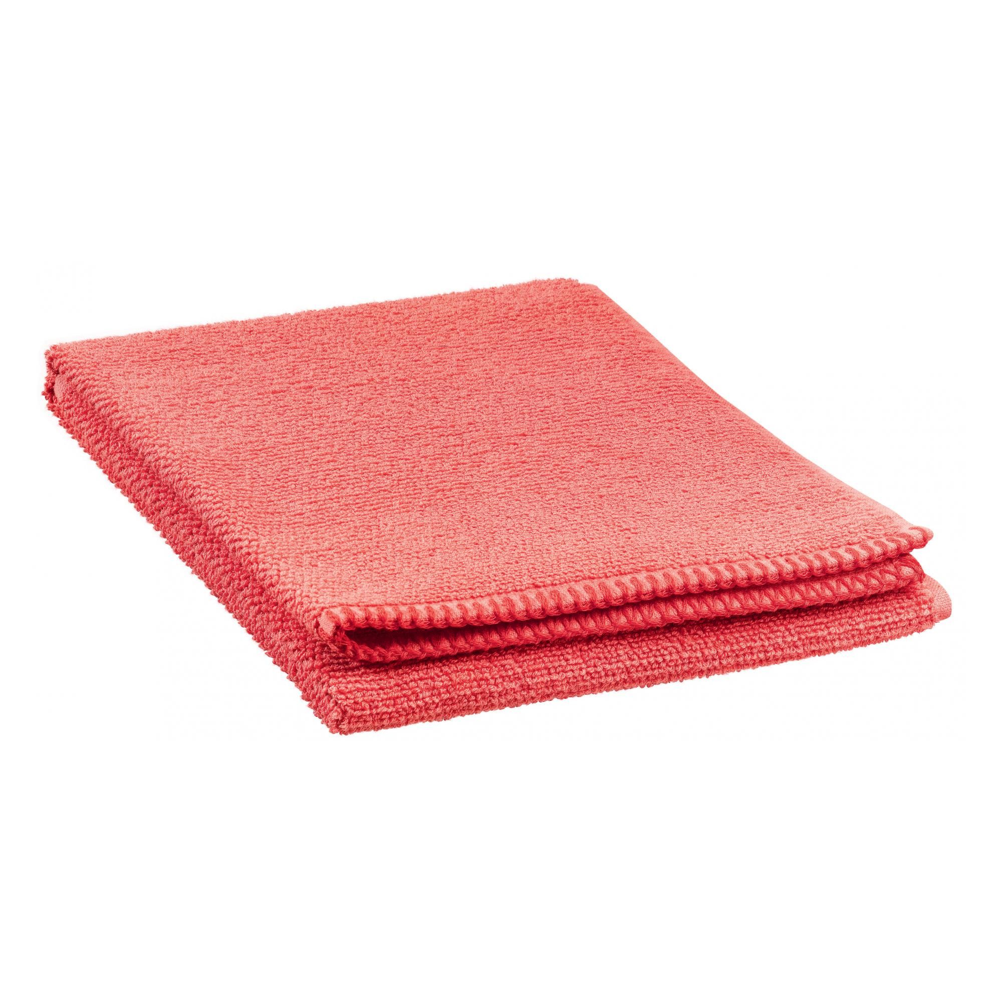 Serviette de toilette Bora Corail 50 x 100