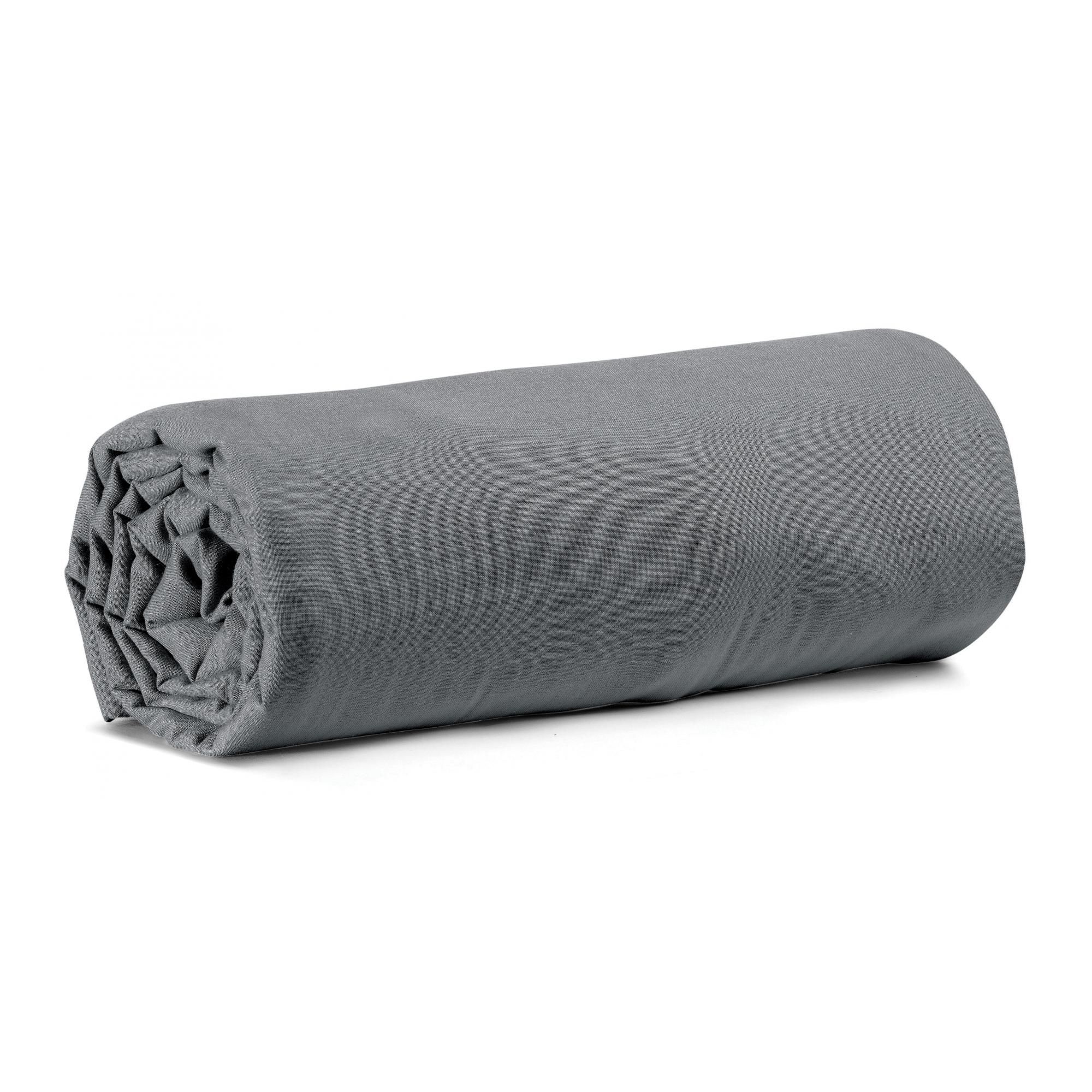 Drap housse Calita Perle 140x190 bonnet 30 cm