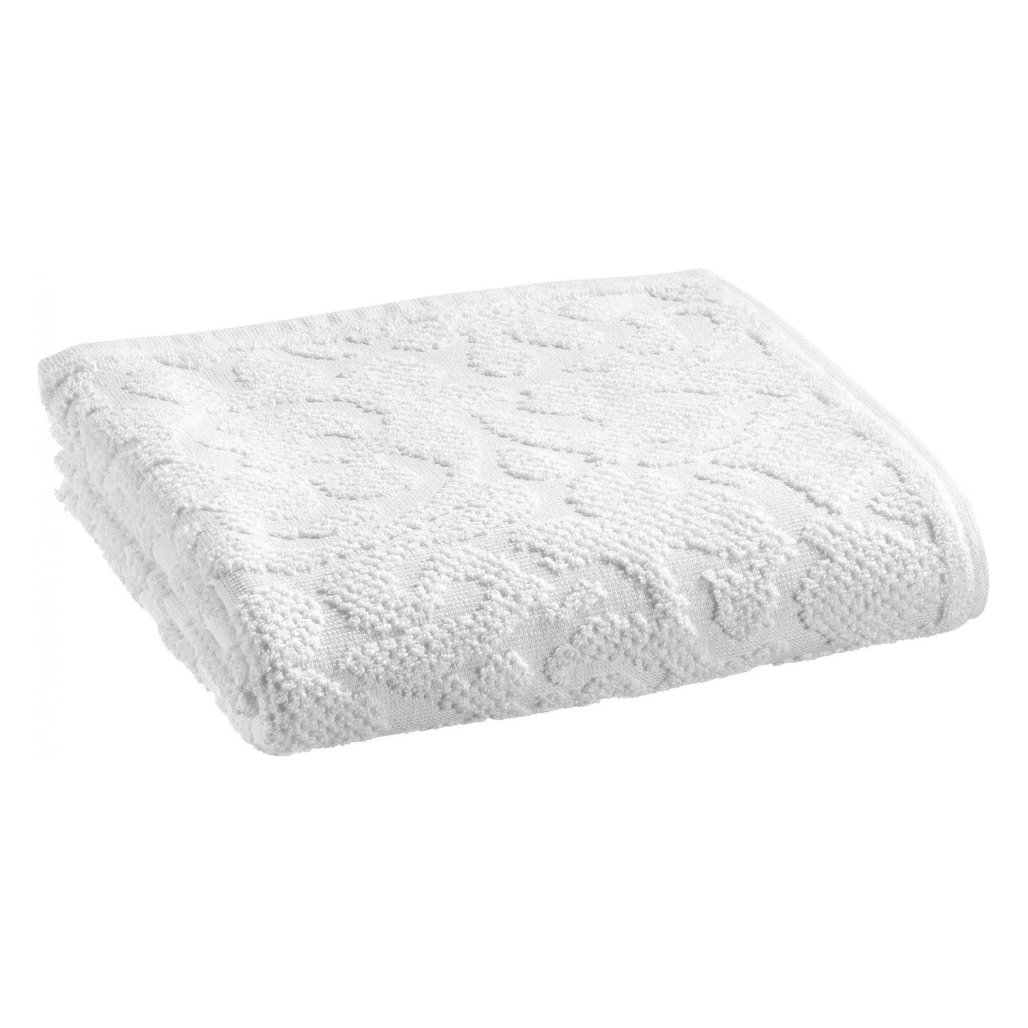 Serviette de toilette Gilda Neige 50 x 100