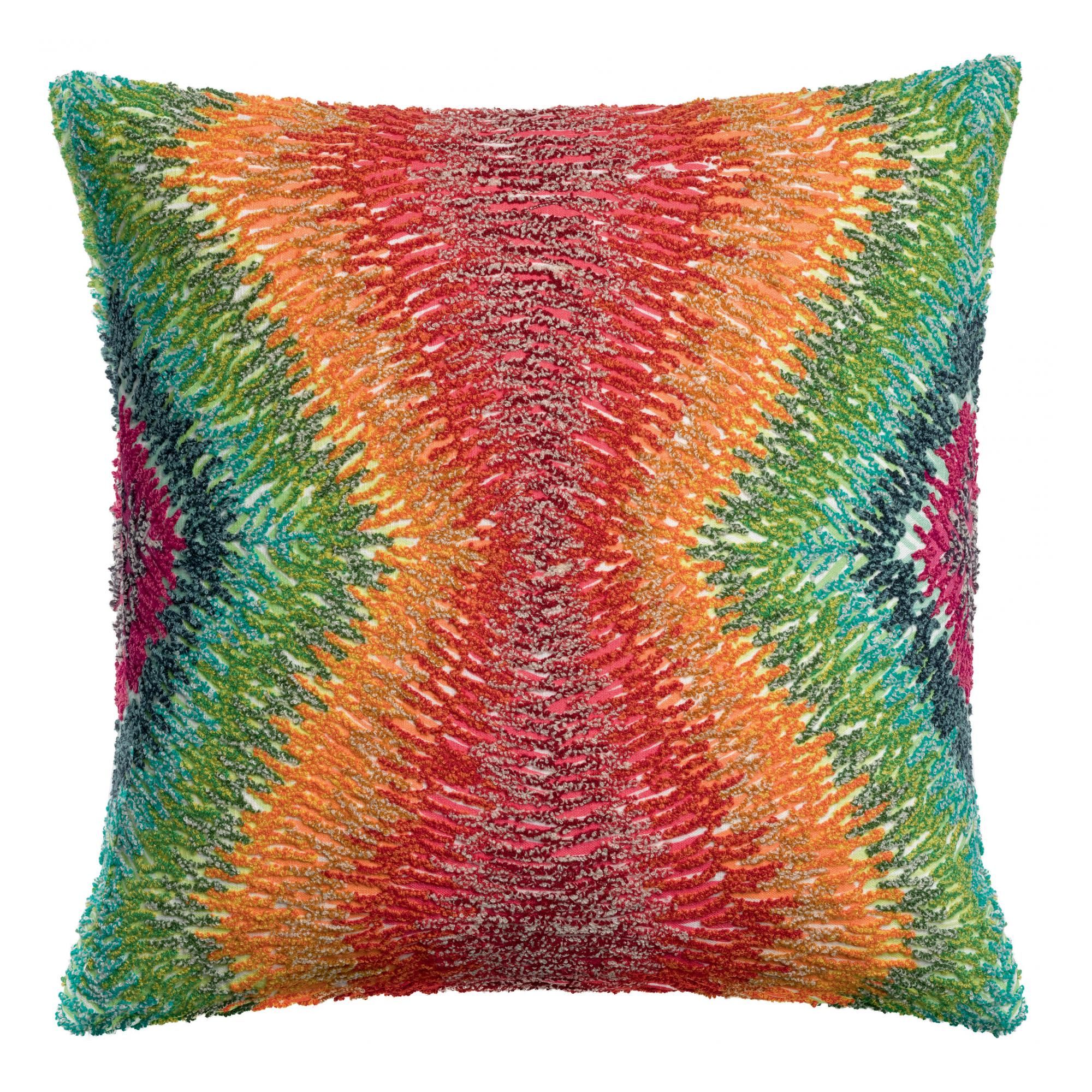 Coussin Stella brodé Multico 45 x 45