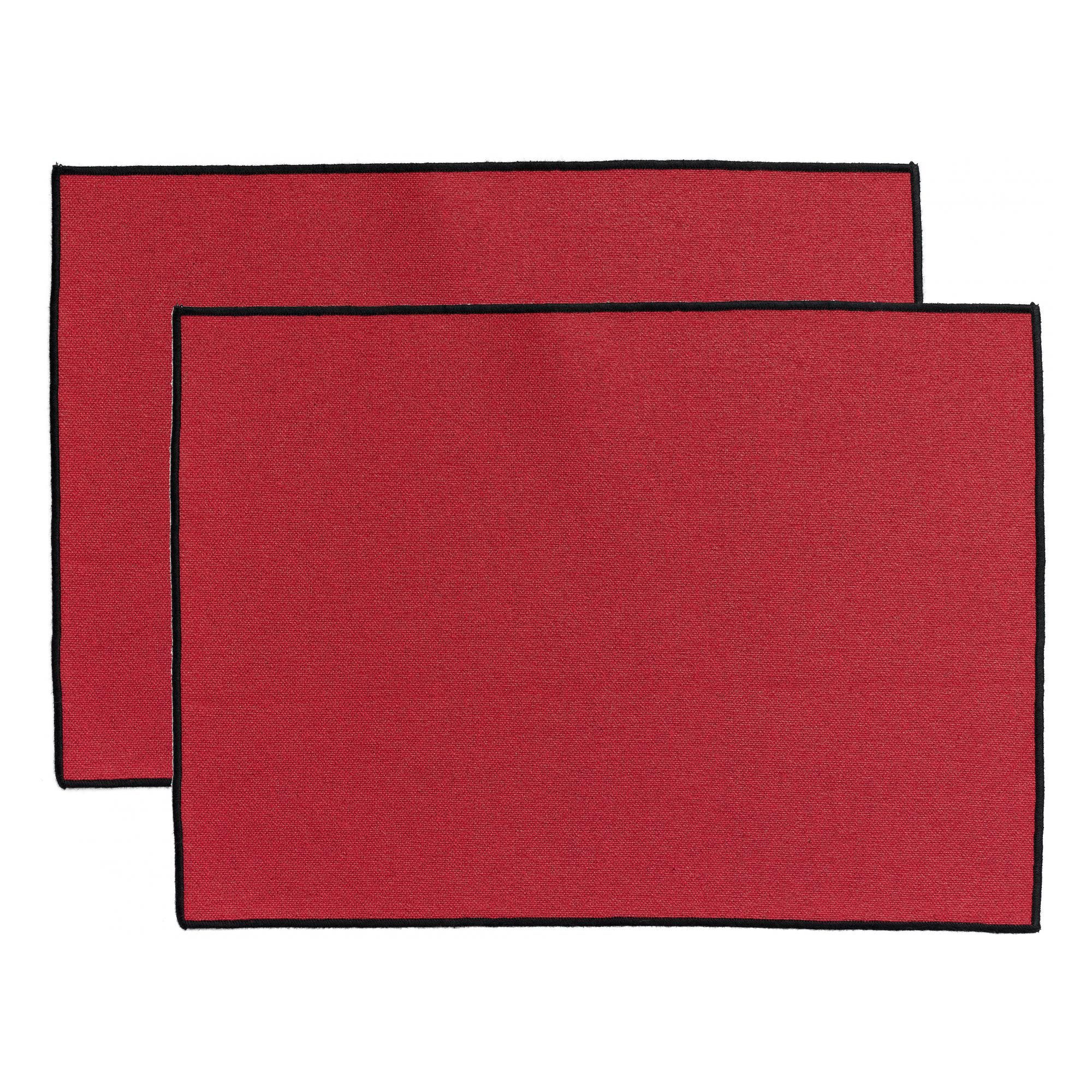 2 de sets table recyclés Laora Tango 33 x 45