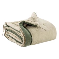 Edredon Elise Chambray Verveine 80 x 180