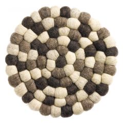 Dessous de plat Brian recyclé Naturel brun Diamètre 20